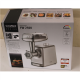 SALE OUT. Caso Meat Mincer | FW 2500 | Stainless Steel | 2500 W | Number of speeds 2 | Throughput (kg/min) 2.5 | 3 stainless steel cutting plates (3 mm, 5 mm and 8 mm), Sausage filler, Cookie attachment with 4 moulds, Stuffer | DEMO