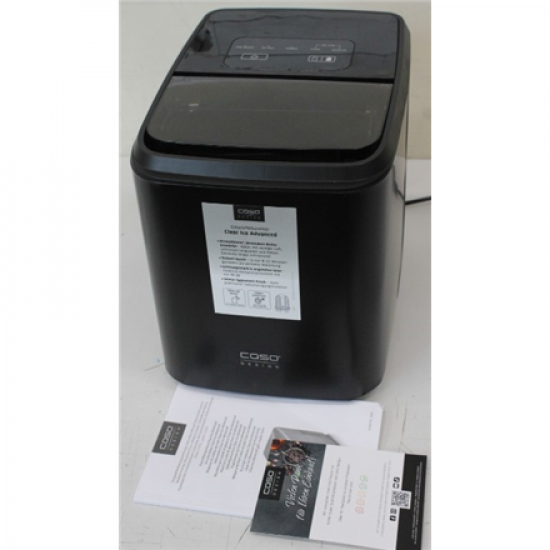 SALE OUT. Caso Ice Cube Maker | Clear Ice Advanced | Power 130 W | Capacity 1.5 L | Matt Black | UNPACKED, SMALL SCRATCHED  ON TOP, MISSING INNER PACKAGING