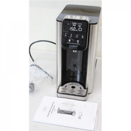 SALE OUT. Caso 01875 HOT 7 Turbo Hot water dispenser, Capacity 2.7 L, Black/Stainless Steel | SALE OUT. Caso Turbo Hot Water Dispenser | Hot7 | Water Dispenser | 2200 W | 2.7 L | Plastic/Stainless Steel | Black/Stainless Steel | UNPACKED, USED