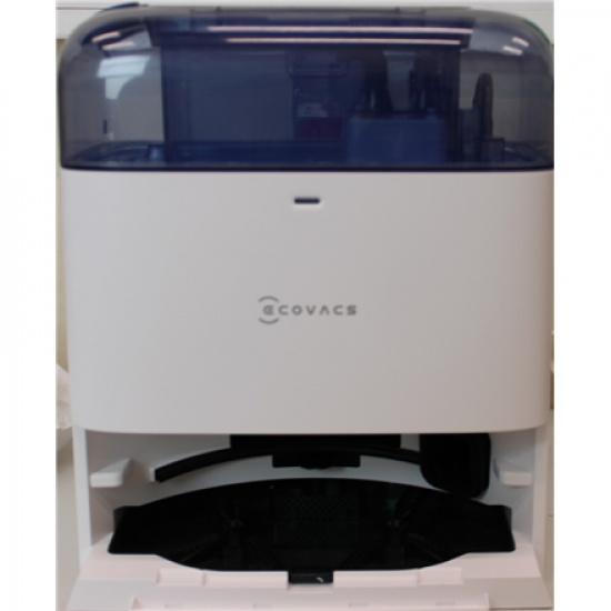 SALE OUT. Ecovacs DEEBOT mini Vacuum cleaner, Robot, Wet&Dry, ZeroTangle Technology, Agile Navigation, White/Blue + Auto-empty station | Ecovacs Robotic Vacuum Cleaner | DEEBOT mini BLUE | Wet&Dry | Li-ion | 3200 mAh | Dust capacity 1.8 L | 8000 Pa | Whit