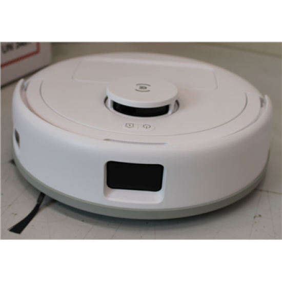 SALE OUT. Ecovacs DEEBOT mini Vacuum cleaner, Robot, Wet&Dry, ZeroTangle Technology, Agile Navigation, White/Blue + Auto-empty station | Ecovacs Robotic Vacuum Cleaner | DEEBOT mini BLUE | Wet&Dry | Li-ion | 3200 mAh | Dust capacity 1.8 L | 8000 Pa | Whit