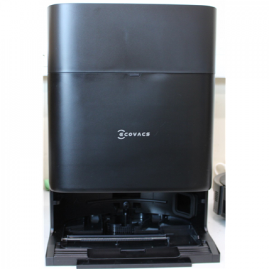 SALE OUT. Ecovacs DEEBOT T80S OMNI BLACK Vacuum cleaner, Robot, Wet&Dry, 24800Pa, TruEdge 3.0, AIVI 3D 3.0, 6400 mAh, Black + Auto-empty sta | Ecovacs Robotic Vacuum Cleaner | DEEBOT T80S OMNI BLACK | Wet&Dry | 6400 mAh | 24800 Pa | Black | SCRATCHED ITEM