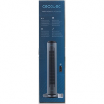 SALE OUT. | Cecotec EnergySilence 8190 Skyline Ionic | Tower Fan | Stand Fan | 60 W | Diameter 29 cm | Number of speeds 3 | Oscillation | Timer | Remote control | Grey | DAMAGED PACKAGING