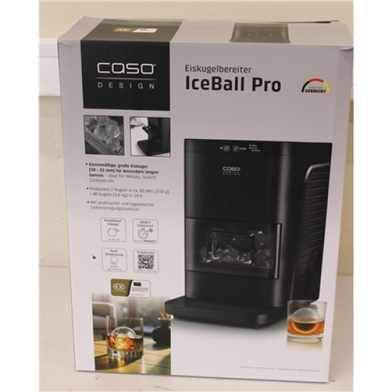 SALE OUT. Caso Ice Ball Maker | IceBall Pro | Power 130 W | Capacity 1.3 L | Matt Black | USED, DIRTY