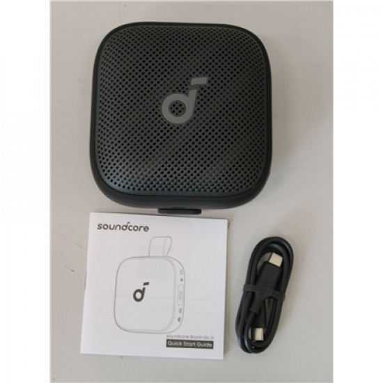 SALE OUT. Anker Soundcore Boom Go 3i Portable Bluetooth Speaker, Black | Anker Soundcore Speaker | Boom Go 3i | Warranty 24 month(s) | 15 W | Waterproof | Bluetooth | Portable | Black | DEMO