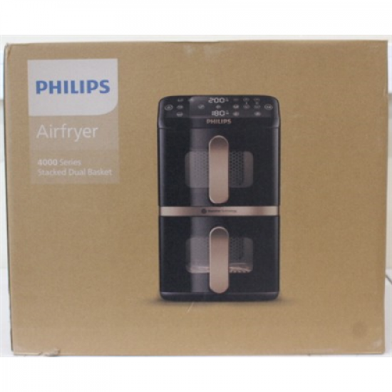 SALE OUT. Philips NA462/80 Airfryer 4000 Series Dual Basket, 10 L | Philips Airfryer, Dual Basket | NA462/80 4000 Series | Capacity 10 L | Power 2750 W | RapidAir | Silk White/Beige | DAMAGED PACKAGING
