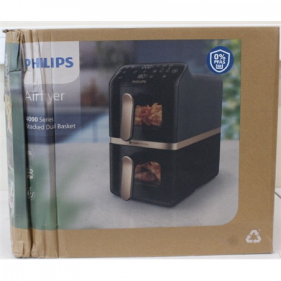 SALE OUT. Philips NA462/80 Airfryer 4000 Series Dual Basket, 10 L | Philips Airfryer, Dual Basket | NA462/80 4000 Series | Capacity 10 L | Power 2750 W | RapidAir | Silk White/Beige | DAMAGED PACKAGING