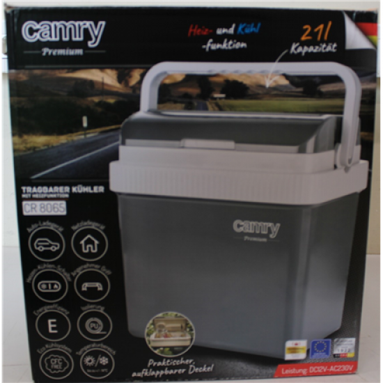 SALE OUT. Camry CR 8065 Portable Cooler, 21 L, | Camry Portable Cooler | CR 8065 | 21 L | 12 V | F | COOL-WARM switch | DEMO