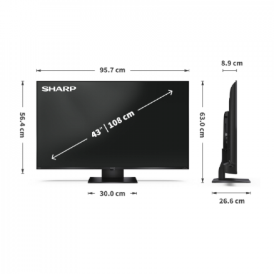 Sharp 43HR7265E 43