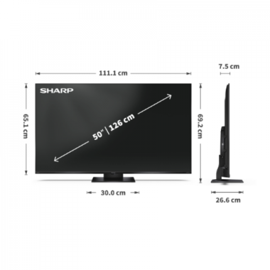 Sharp 50JR7265E 50