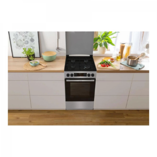 Gorenje GK5C42SJ Cooker, Gas hob, Electric oven, Width 50 cm, Grey