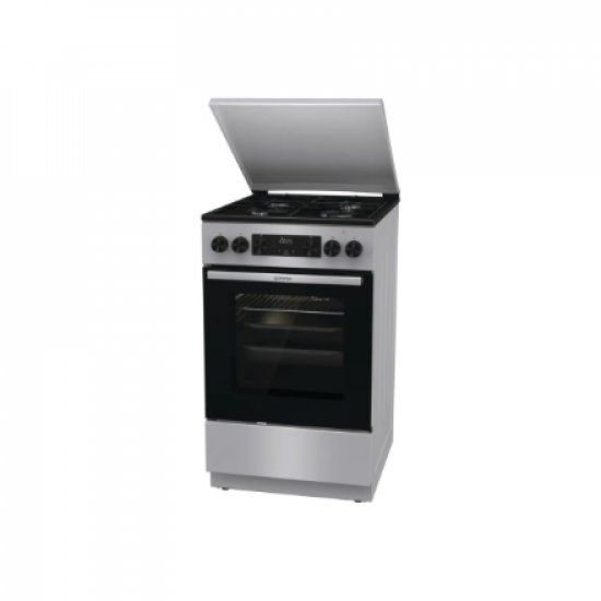 Gorenje GK5C42SJ Cooker, Gas hob, Electric oven, Width 50 cm, Grey