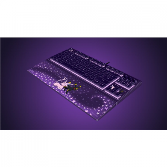Razer Ornata V3 Tenkeyless | Gaming keyboard | Wired | US | Razer Mecha-Membrane Switches | Wrist Rest | Pokémon Espeon/Umbreon Edition