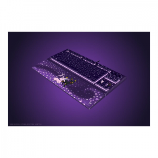Razer Ornata V3 Tenkeyless | Gaming keyboard | Wired | US | Razer Mecha-Membrane Switches | Wrist Rest | Pokémon Espeon/Umbreon Edition