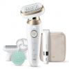 Braun Silk-épil 9 Flex SkinSpa SES9-481 3D Epilator, Wet & Dry, White/Gold