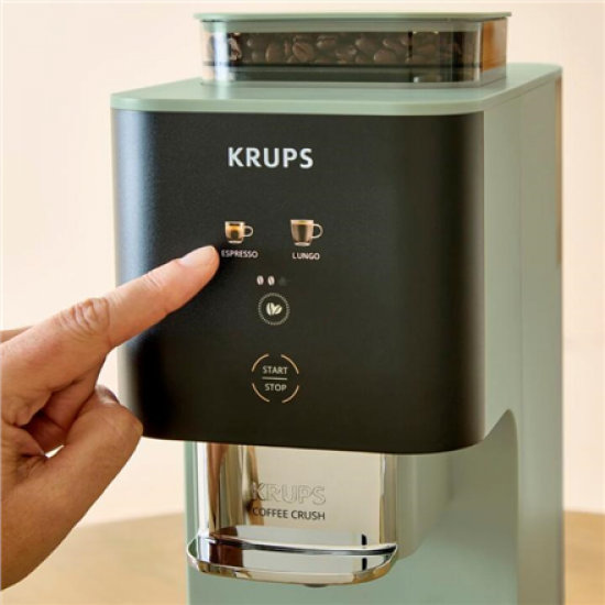 Krups Coffee Crush Coffee maker SA401LE0, Black/Green