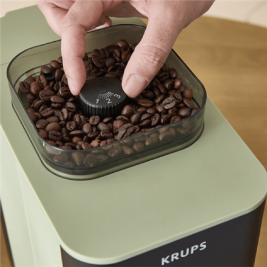 Krups Coffee Crush Coffee maker SA401LE0, Black/Green
