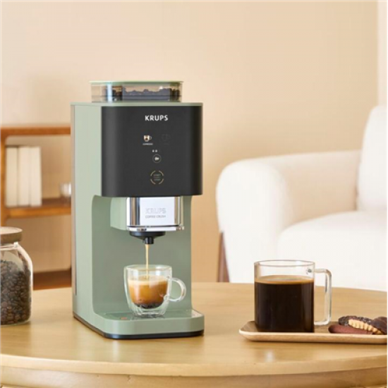 Krups Coffee Crush Coffee maker SA401LE0, Black/Green