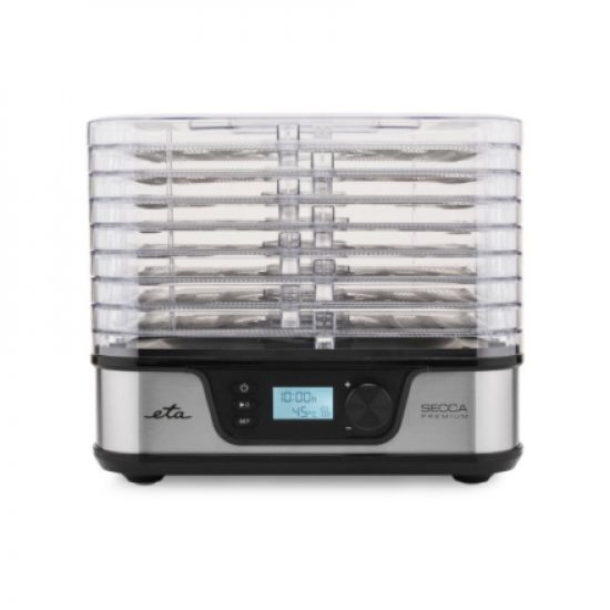 ETA Food dryer | ETA930190000 Secca Premium | Power 380 W | Number of trays 8 | Temperature control | Integrated timer | Silver