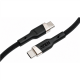 Aten 240W USB-C to USB-C Braided Charging Cable, 1 m | 2L-3101P240 | USB-C to USB-C