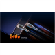 Aten 240W USB-C to USB-C Braided Charging Cable, 2 m | 2L-3102P240 | USB-C to USB-C