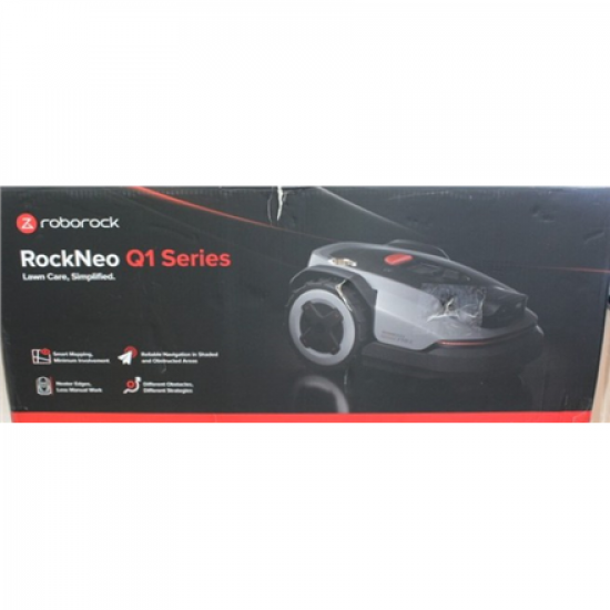 SALE OUT. | Roborock RockNeo Q110 Mower, 2WD, 1000m², RTK + VSLAM, (Edge Cutting module sold separately) | DAMAGED PACKAGING, USED, SCRATCHED, DIRTY