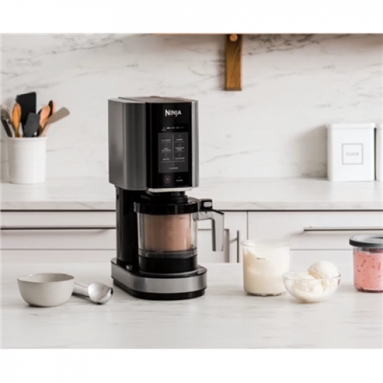 NINJA Ice Cream Maker | NC302EU CREAMi 7-in-1 | Power 800 W | Capacity 0.493 L | Black/Silver