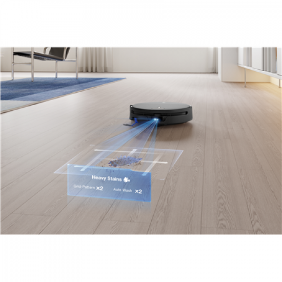 Ecovacs DEEBOT T90S PRO OMNI Vacuum Cleaner,Robot,Wet&Dry,40000Pa,TruEdge 3.0,ZeroTangle 4.0,OZMO Roller 3.0,Black+OMNI Auto-Empty Station
