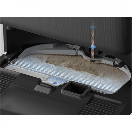 Ecovacs DEEBOT T90S PRO OMNI Vacuum Cleaner,Robot,Wet&Dry,40000Pa,TruEdge 3.0,ZeroTangle 4.0,OZMO Roller 3.0,Black+OMNI Auto-Empty Station
