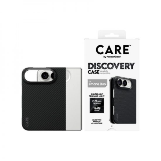 PanzerGlass Discovery Case | Back cover | Apple | iPhone 2026 Fold | Recycled plastic | Black