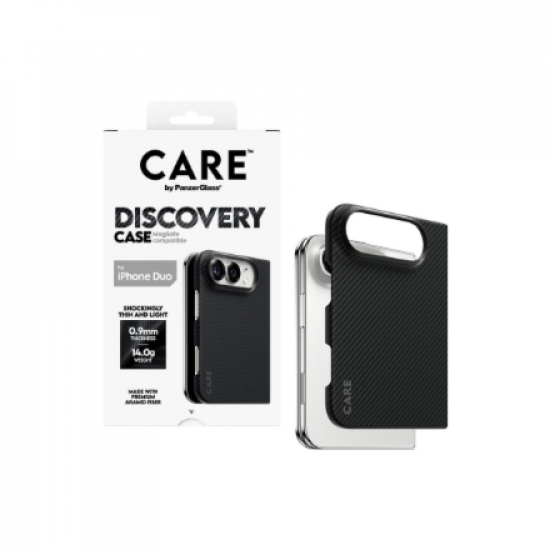 PanzerGlass Discovery Case | Back cover | Apple | iPhone 2026 Fold | Recycled plastic | Black