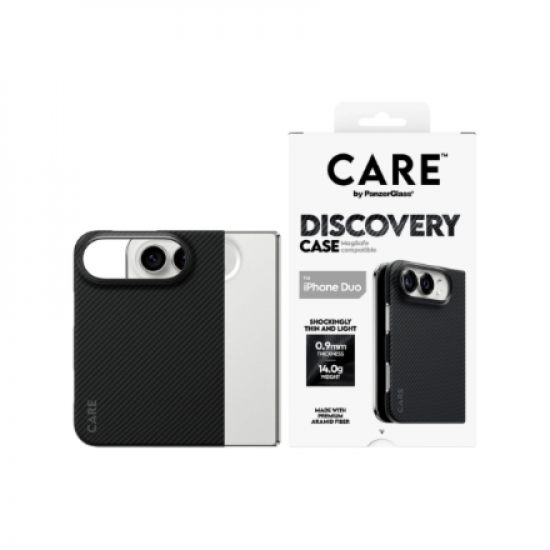 PanzerGlass Discovery Case | Back cover | Apple | iPhone 2026 Fold | Recycled plastic | Black