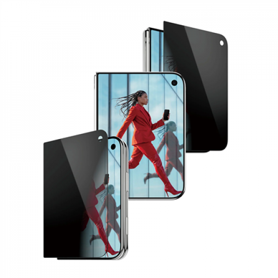 PanzerGlass Privacy w. EasyAligner | Screen protector | Apple | iPhone Duo | Glass | Transparent
