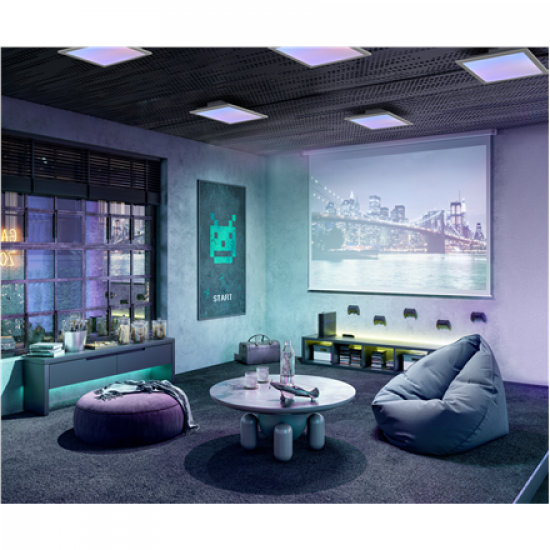 Osram SMART+ WIFI PLANON MAGIC PANEL 450x450mm RGB+TW Dimmable IR RC White | 24 W | RGBTW | Wi-Fi