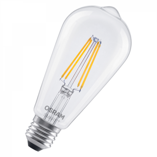 Osram SMART+ MATTER Dimmable Classic Edison 60 827 E27 | E27 | 6 W | Warm White | Wi-Fi