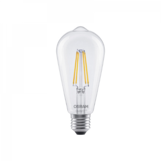 Osram SMART+ MATTER Dimmable Classic Edison 60 827 E27 | E27 | 6 W | Warm White | Wi-Fi