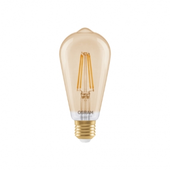 Osram SMART+ MATTER Filament Dimmable Classic Edison 53 824 Gold | E27 | 6 W | Warm White | Wi-Fi