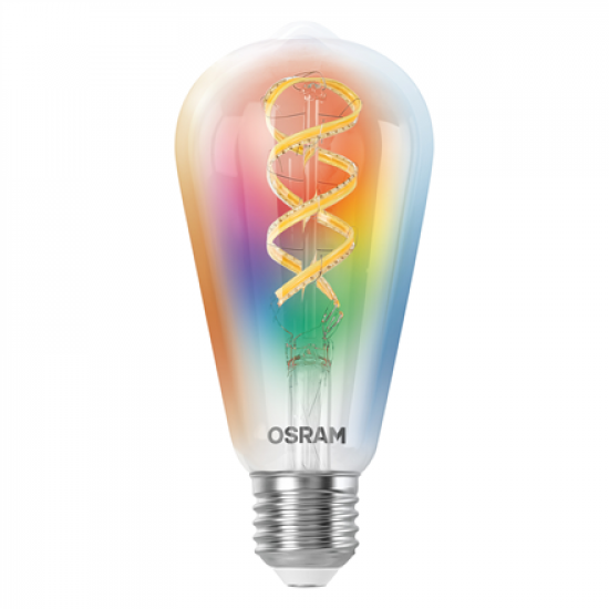 Osram SMART+ MATTER Filament Multicolor Classic Edison 40 | E27 | 4.8 W | RGBW | Wi-Fi