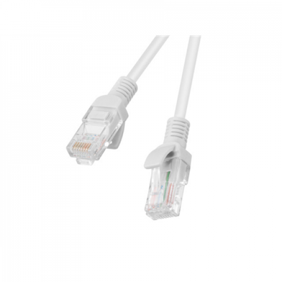 Lanberg Patchcord CAT.5E UTP 1M fluke passed 10-pack, Grey | PCU5-20CC-0100-S