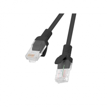 Lanberg Patchcord CAT.5E UTP 1M fluke passed 10-pack, Black | PCU5-20CC-0100-BK