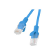 Lanberg Patchcord CAT.5E UTP 2M fluke passed 10-pack, Blue | PCU5-20CC-0200-B