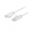 Lanberg Patchcord CAT.5E UTP 0.25M fluke passed 10-pack, White | PCU5-20CC-0025-W