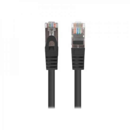 Lanberg Patchcord CAT.6 FTP 5M fluke passed 10-pack, Black | PCF6-20CC-0500-BK