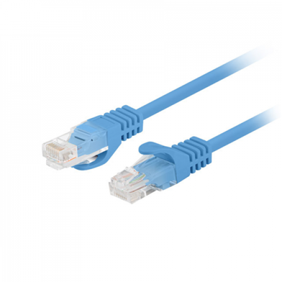 Lanberg Patchcord CAT.5E UTP 1.5M fluke passed 10-pack, Blue | PCU5-20CC-0150-B