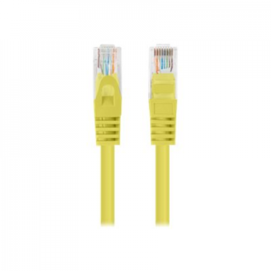 Lanberg Patchcord CAT.5E UTP 2M fluke passed 10-pack, Yellow | PCU5-20CC-0200-Y