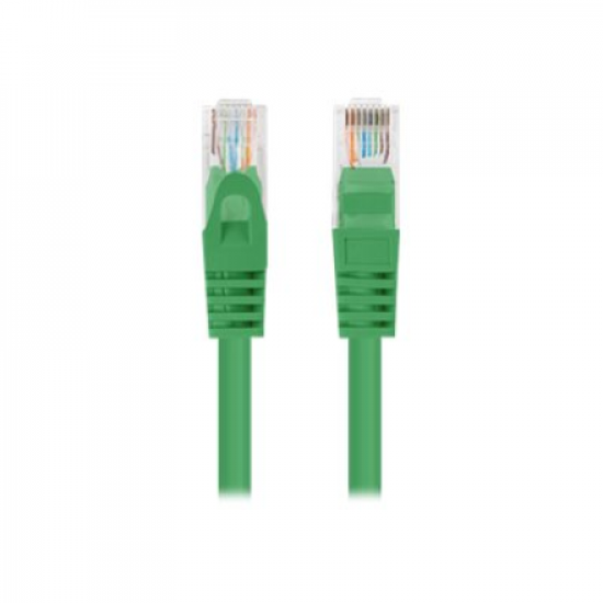 Lanberg Patchcord CAT.5E UTP 1.5M fluke passed 10-pack, Green | PCU5-20CC-0150-G