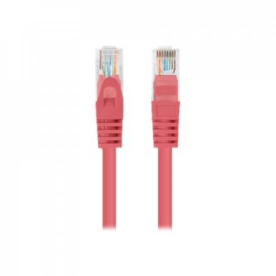 Lanberg Patchcord CAT.5E UTP 2M fluke passed 10-pack, Red | PCU5-20CC-0200-R