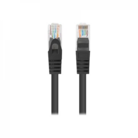 Lanberg Patchcord CAT.6 UTP 0.25M fluke passed 10-pack, Black | PCU6-20CC-0025-BK