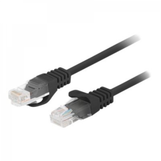 Lanberg Patchcord CAT.6 UTP 1.5M fluke passed 10-pack, Black | PCU6-20CC-0150-BK