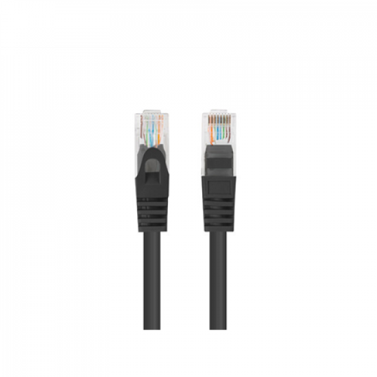 Lanberg Patchcord CAT.6 UTP 3M fluke passed 10-pack, Black | PCU6-20CC-0300-BK